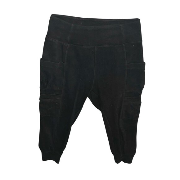 Halara Mid Rise High Waisted Cargo Harem Pants Mineral Sz Small Womens Black Poc - Picture 12 of 13